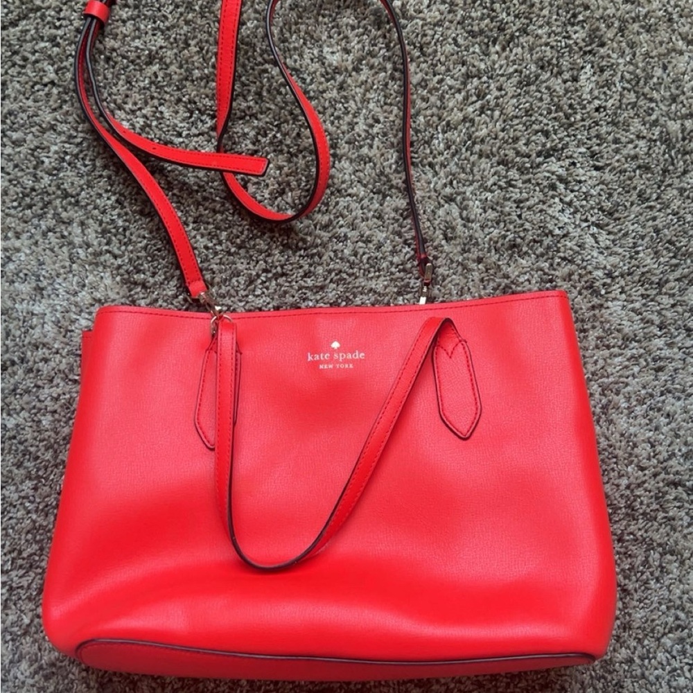 Kate Spade Vibrant Red Tote Bag
